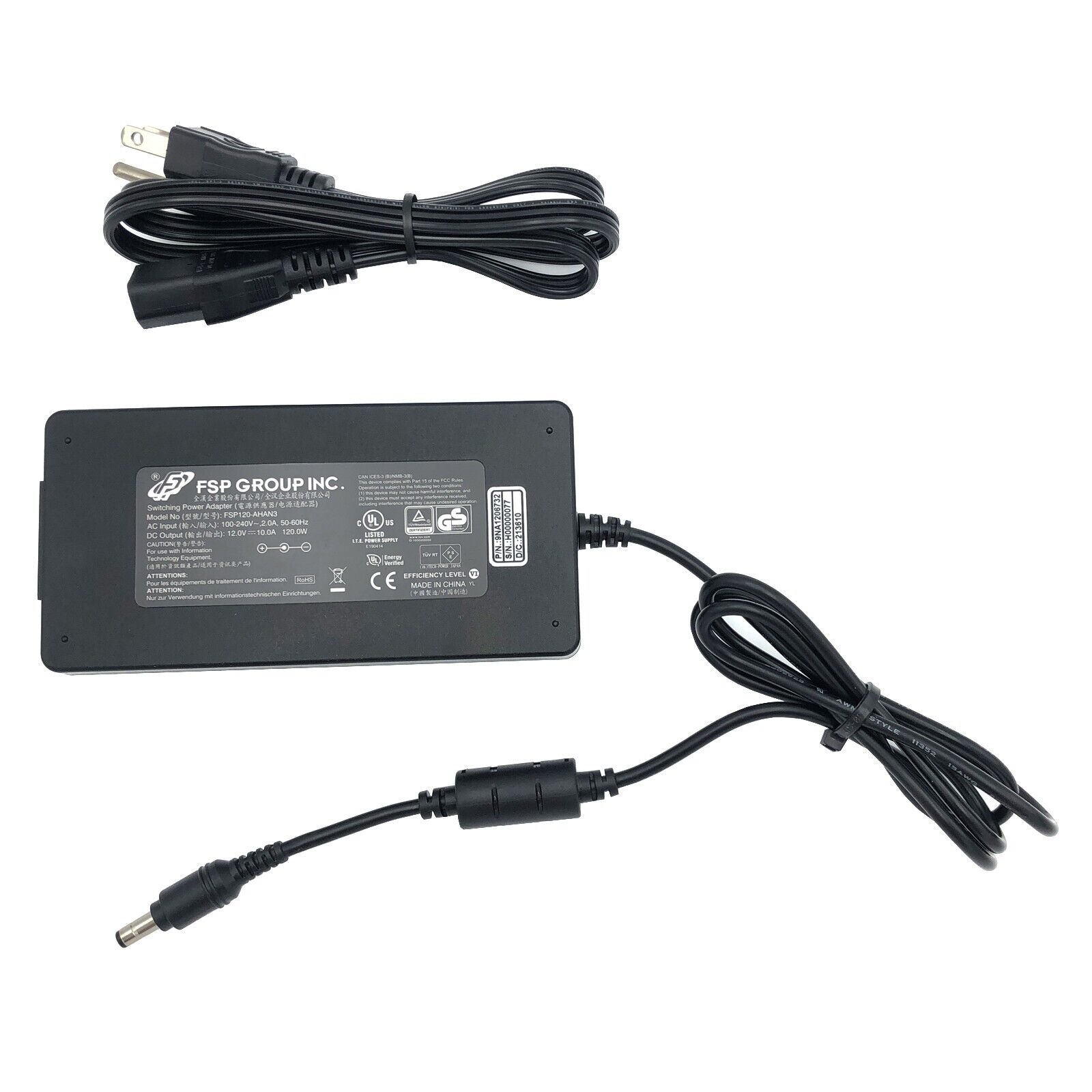 *Brand NEW*Original FSP FSP120-AHAN3 12V 10A 120W AC Adapter Power Supply